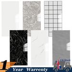 10/20x Self-Adhesive Marble Tiles Wall Sticker Stick On Kitchen Bathroom Home
