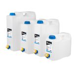 Plastic Water Carrier Container with Tap Camping Portable Jerry Can 5 10 15 20L