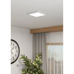 Eglo LED Smart Ceiling Light 22cm IP44 10.5W RGBTW 2700-6500K Dimmable App Alexa