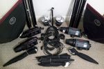 4 x Bowens Flash Lights + Softboxes, Stands, Umbrellas, Cables, Reflectors, Bags