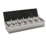 Stainless Steel Thickened Seasoning Box Hotel Kitchen Ingredients Seasoning Box