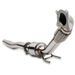STAINLESS 200CPI SPORTS CAT EXHAUST DOWNPIPE FOR VW SCIROCCO 2.0 TURBO TSI 05-12