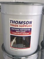 ANTI SLIP pattern Imprinted concrete driveway sealer WET LOOK 5-10-20 litres