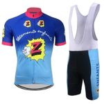 Retro Vetements Enfants Team Z Cycling Short Sleeve Jersey And Bib Shorts Kit