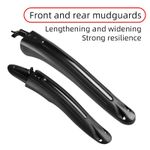 MTB Bike Strong plastic Fenders Set front & rear Bicycle Mudguard 26, 27.5, 29"