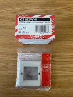 MK by Honeywell - (1 No) K3182WHI - 1G 2 Module Euro Frontplate - White 