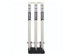 TON Spring Return Cricket Stump Set | Flexible Spring Mechanism for Training