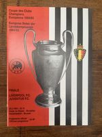 Programme for the 1985 European Cup Final: Liverpool v Juventus, Stade du Heysel