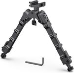 V9 Rifle Bipod 6''- 9" Adjustable W/ 20mm QD Picatinny Mounts 360 Swivel Hunting