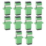 10x Fiber Optic Adapter SC Female to SC Female APC Coupler Connector Extender