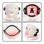 Skin LED Red Light Therapy Face Mask Collagen Boost Wrinkle Reduction Anti-Agein