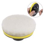 10Pcs 3" Wool Buffing Pads Polishing Pad for Polishing Waxing with Hook and Loop