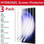 3X Screen Protector For Various Phone Soft Clear TPU Gel Hydrogel Film Cover