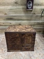 Antique Japanese Cabinet Scholars Draw Box Meiji Period 19th Century Inlays Work