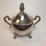 Vintage Silver Plated Sugar Bowl (1)
