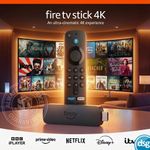 Amazon Fire TV Stick 4K Firestick | Ultra HD | Wi-Fi 6 | Alexa Voice Remote
