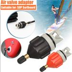 SUP Electric Pump Adapter Kayak Paddle Board Air Valve Inflatable Boat Accessory