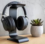 Desktop Headphone Stand Holder Display Rack, Black Universal Compatibility