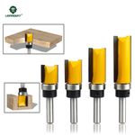 8mm Shank Straight Template Pattern Router Bit Set Woodworking Cutter  1PC/4PCS
