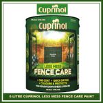 Cuprinol Less Mess Fence Care WOODLAND GREEN 6L