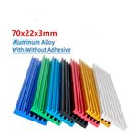Nvme 70x22x3mm Aluminum Heatsink Heat Sink Cooling For LED Computer, Laptop