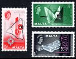 Malta 1958 Technical Education Complete Set SG286 - SG288 Unmounted Mint MNH