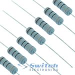 3W Metal Oxide Film Power Resistors 5% Tolerance - 10r to 100K