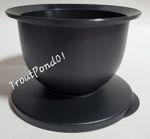 Tupperware Impressions Bowl 2 1/2 c Small Serving Bowl in Sparkle Glitter Black