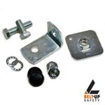 Seat Belt Right Angle Bracket Kit with Mounting / Reinforcing Plate- LARGE