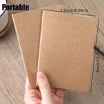 Field Notes Style Mini Pocket Notebooks Blank Unlined Small Notepads 3.5"x 5"