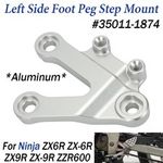 Left Front Footrest Mount Bracket 35011-1874 For Kawasaki Ninja ZX6R ZX9R ZZR600
