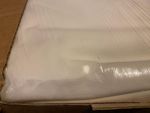 Brand New IKEA Ektorp Pixbo 3 Seat Sofa Bed Cover Blekinge White Cotton Washable