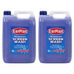 CarPlan All Seasons Concentrated Screenwash 5L x2 Windshield Washer Fluid 10L