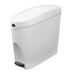 SANI BIN FEMININE HYGIENE DISPOSAL SANI BINS FEMALE WASHROOM WC UNIT WHITE 20L