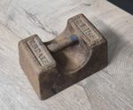 ANTIQUE COALBROOKDALE CAST IRON 7LB WEIGHT