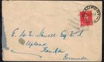 WWII Australia 1941 Censor Cover w/ 3 NOT OPENED BY CENSOR Diamond in Violet
