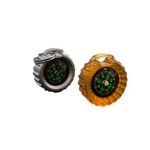 Titanium Compass ULTEM PEI Hiking Necklace Outdoor Survival Tools