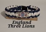 England Paracord Wristband