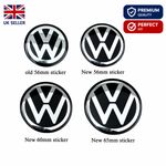 4pcs black for 56mm 60mm 65mm 68mm Car emblem Wheel hub Center Sticker and hold