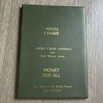 Rare 1969 "Money for All" Book & Original Cancelled 10 Shilling Welsh Banknote