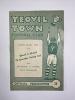 Yeovil Town v Yiewsley;  Southern League,  26th December 1958