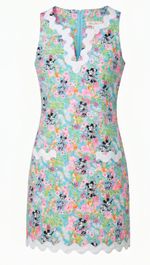 Lilly Pulitzer Disney Lilly Minnie Mouse Hearts Romey Romper Dress Size 6 NWT