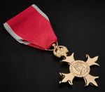 Replica OBE Medal. Civil/Civilian Award/Ribbon. Order of the British Empire