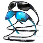 Polarised Fishing Sunglasses Mens Sports Sun Glasses UV400 Outdoor Cycling Cord