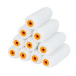 30 X JAK MINI FOAM PAINT ROLLER 4" SLEEVES PAINTING DECORATING SPONGE ROLLERS