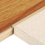 3Pcs 2.9Ft x 0.24" T-Molding Floor Transition Strips, Flat Divider Strip, Gold