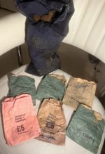 Massive 3.2kg - 380 uncleaned pre-decimal coins in original vintage bank sack
