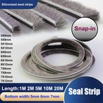 5mm/6mm/7mm Hairy Door and Window Brush Draught Excluders Pile Seal Draft Strip