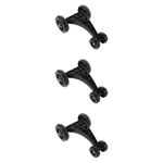 Heavy Duty Black Plastic Replacement Wheels for Toddlers Wiggle Car
