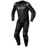 RST S1 CE One Piece Leather Biker Motorcycle Racing Motorbike Suit Black/White